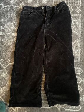 Black corduroy pants size 00